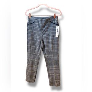 Tribal Plaid Pull-On Ankle Pants Size 4 & 16 NWT